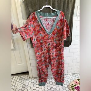 NATURAL LIFE Colorful Floral Jumpsuit